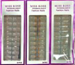 MISS ROSE PROFESSIONAL MAKE-UP – Fashion Nails (24PCS) - 1 Pack - Image 2
