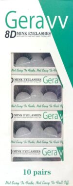 GeraVV 8D Mink Eyelashes 10 Pairs | Long Thick Volume Eyelashes - Image 3