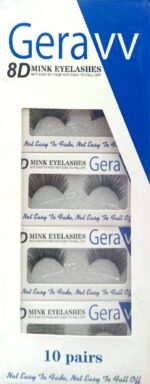 GeraVV 8D Mink Eyelashes 10 Pairs | Long Thick Volume Eyelashes