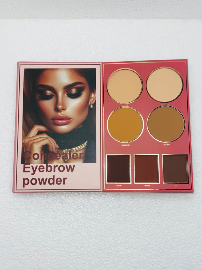 Mocllure 4-Step Makeup Book Kit | Eyeshadow, Blush & Face Palette - Image 4
