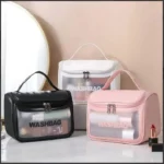 Women Girls Transparent 1Pcs Cosmetic Makeup Bag Travel Wash Bag Multi-use