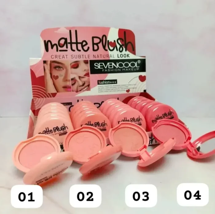Velvet Touch Matte Blush-On Natural Finish, Long-Lasting Color - Image 4