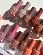 Pack of 12 Nude Permanent Nail Polish Light Amazing Colors Series