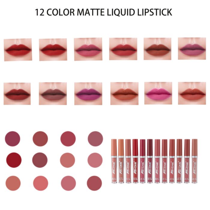 3D Gloss Matt Lip Gloss – High Shine & Velvet Matte Finish | Long-Lasting Lip Color - Image 2