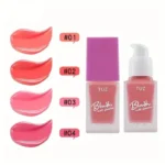 4 pcs Pack TUZ Liquid Blush – 3-in-1 Cheek, Lip & Eye Tint