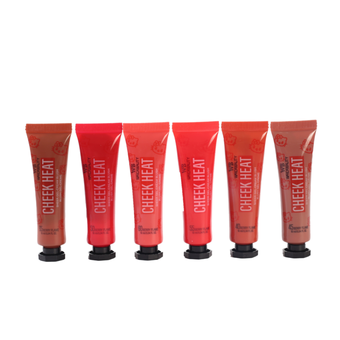 Cheek Heat Gel-Cream Blush Warda Beauty Cheek Heat For Lips And Cheeks (pack of 6) - Image 2