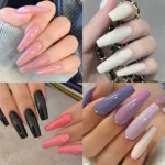 Colorful Artificial Fake Nails Acrylic Full Cover Nail Tips Artificial Fingernails 12 Colors for Women Teen Girls - Image 2