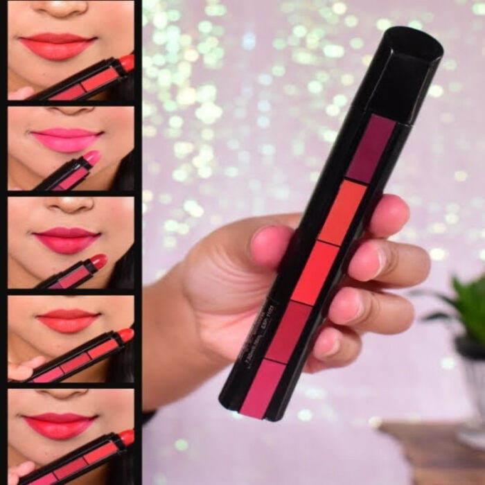 5 in 1 Lipstick – Beauty Multi-Functional Lip Makeup | Moisturizing, Long-Lasting Color | SPF Protection - Image 2
