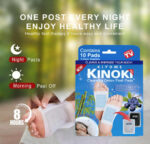 Blueberry Kinoki Detox Foot Patches Organic Herbal Overnight Foot Care Pads for Relaxation, Tired Feet Comfort, Natural Wellness Support, Easy Night Use – 10 Pieces