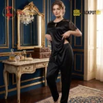 Luxury Satin Silk Smooth Pajama Set – Soft Breathable Women’s Sleepwear - Image 8