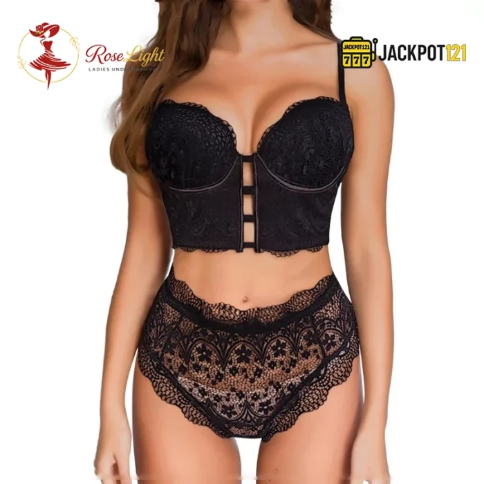 Subtle Desire Classic Mesh Set – Soft Net Elegant Lingerie Collection - Image 5