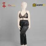 Gentle Touch Satin Silk Pajama Set – Premium Soft Luxury Sleepwear - Image 11