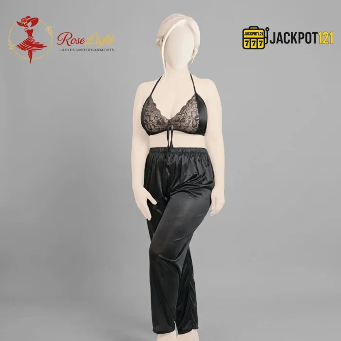 Gentle Touch Satin Silk Pajama Set – Premium Soft Luxury Sleepwear - Image 11