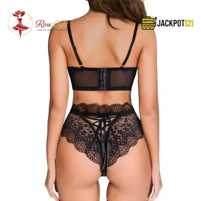 Subtle Desire Classic Mesh Set – Soft Net Elegant Lingerie Collection - Image 6