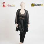Gentle Touch Satin Silk Pajama Set – Premium Soft Luxury Sleepwear - Image 12