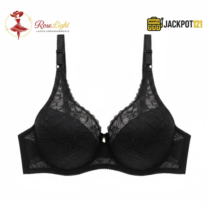 Non-Padded Underwired Mesh Bra - Image 6