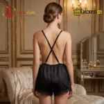 Exotic Luxury Silky Satin Temptation Lingerie - Image 14