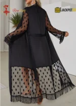 Lace Style Satin Silk Long Gown – Elegant Luxury Nightwear for Women - Image 6