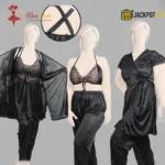Gentle Touch Satin Silk Pajama Set – Premium Soft Luxury Sleepwear - Image 9