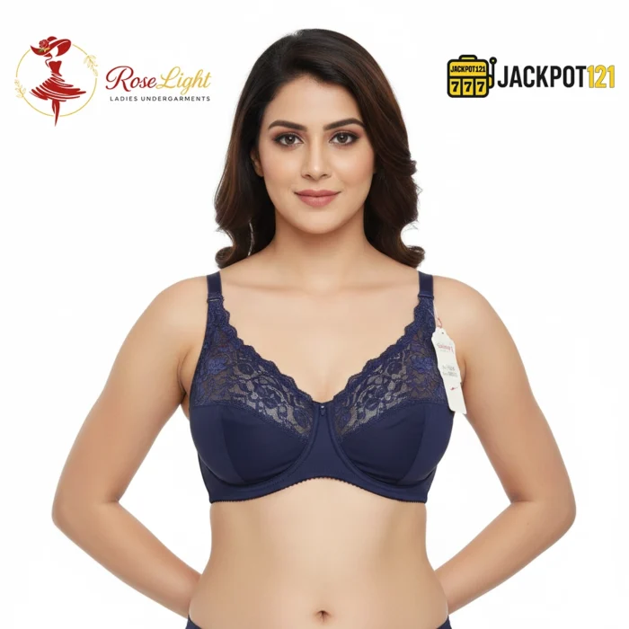 Soft Nylon Lace Underwire Bra - Image 4
