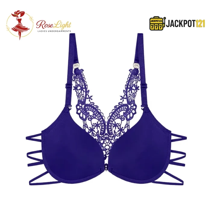 Front Closure Push Up Bra with Underwire - Image 7