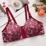 Cheeta Printed Front Open Padded Bra - Image 6