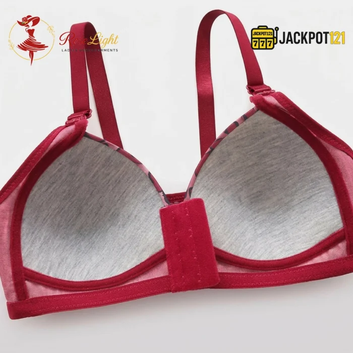 Cheeta Printed Front Open Padded Bra - Image 12