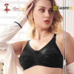 Embroidered See Through Non Wired Bra