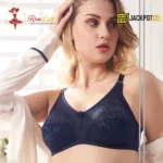 Embroidered See Through Non Wired Bra - Image 2