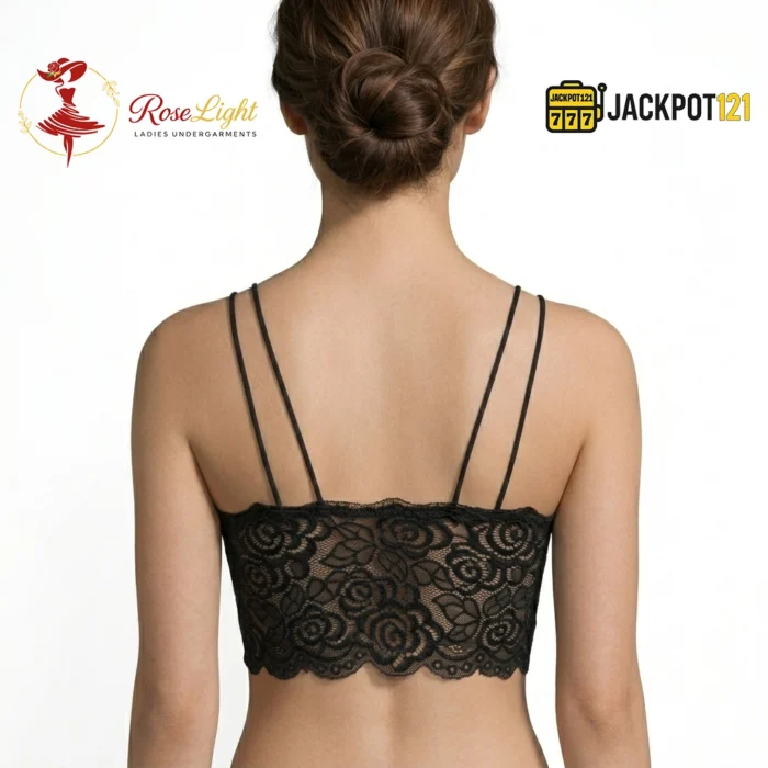 Floral Lace Non Wired BD Bra - Image 3