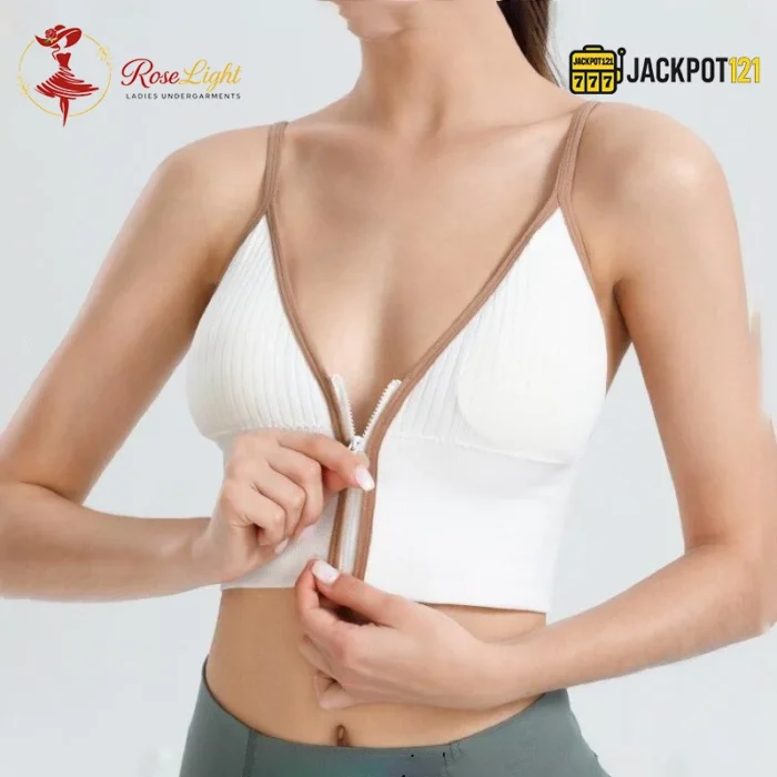 Front Open Crop Top Fashionable Bra - Image 4