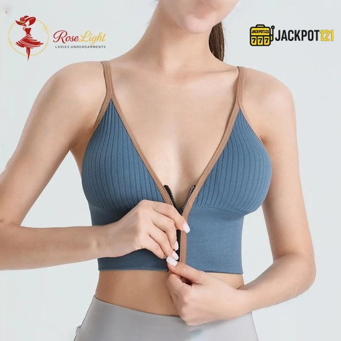 Front Open Crop Top Fashionable Bra - Image 6