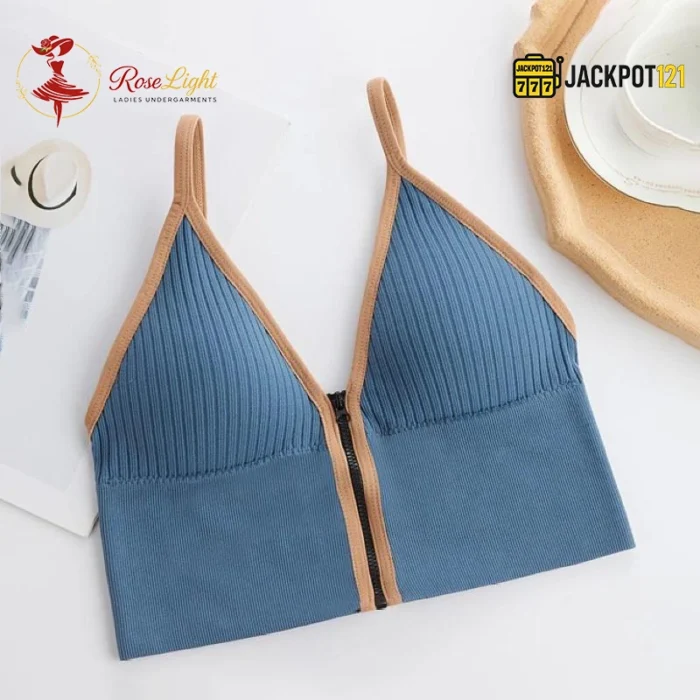 Front Open Crop Top Fashionable Bra - Image 9