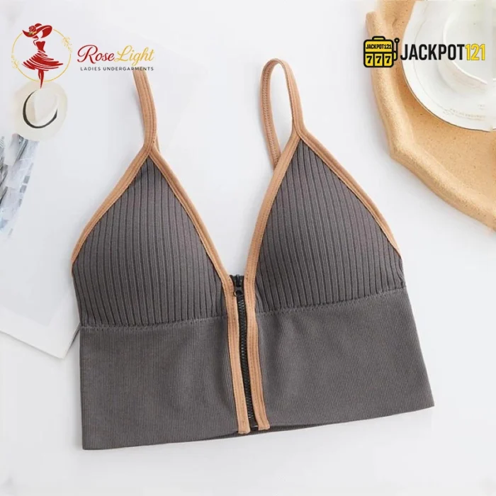 Front Open Crop Top Fashionable Bra - Image 10