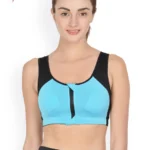 Front Open Zipper Comfortable Sports Bra