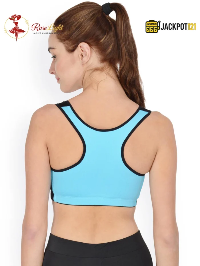 Front Open Zipper Comfortable Sports Bra - Image 4