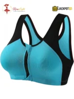 Front Open Zipper Comfortable Sports Bra - Image 6