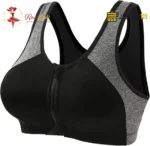 Front Open Zipper Comfortable Sports Bra - Image 9
