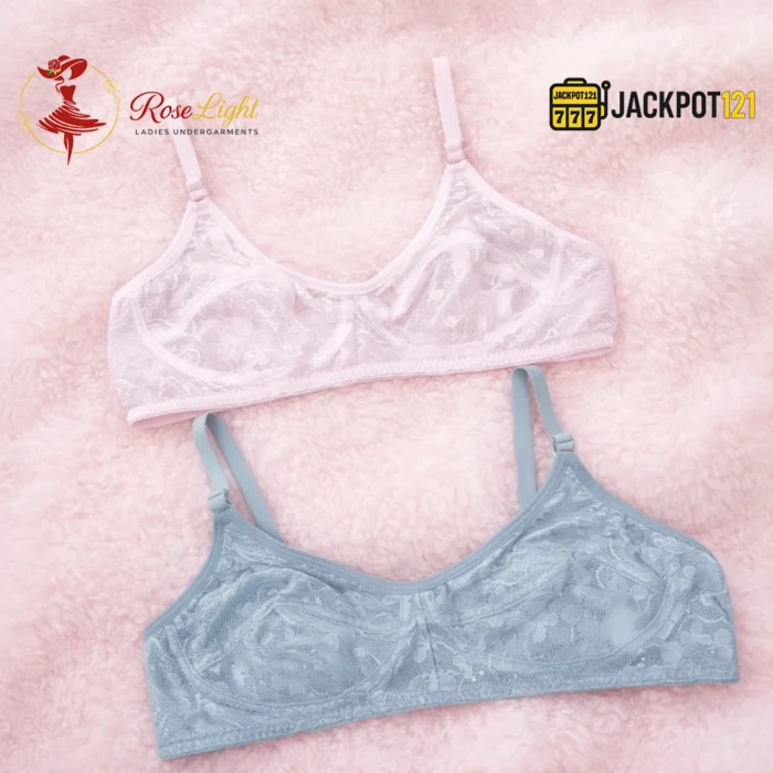 Full Net Mesh See Through Bra - Image 2
