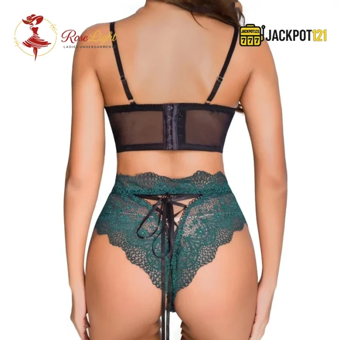 Subtle Desire Classic Mesh Set – Soft Net Elegant Lingerie Collection - Image 2
