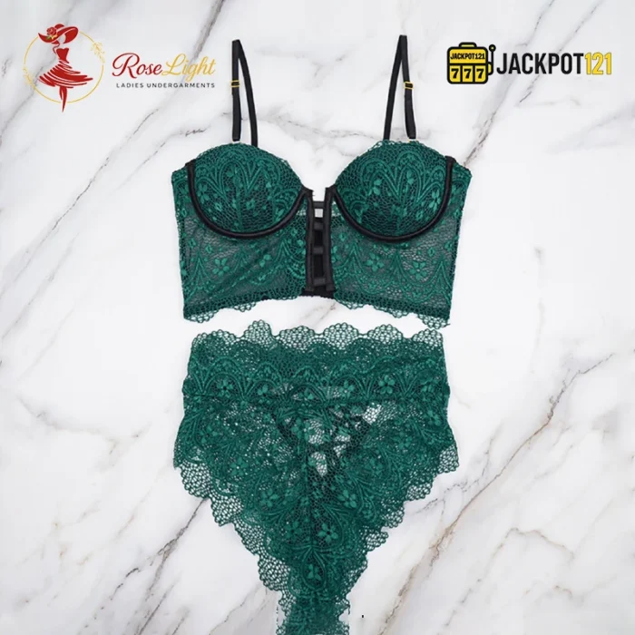Subtle Desire Classic Mesh Set – Soft Net Elegant Lingerie Collection - Image 3