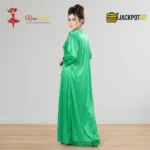 Satin Silk 2-Pcs Long Nightwear Lingerie - Image 7