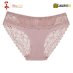 Pack of Two Lace Trim Breathable Brief Panties – Soft Full Coverage & Comfort - Image 4
