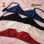 Half Net Jersey Soft Breathable Bra - Image 3