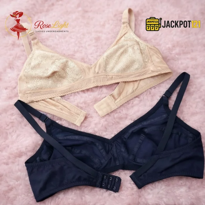 Half Net Jersey Soft Breathable Bra - Image 4