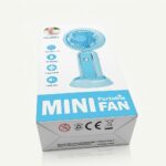 JL-8832 Rechargeable Portable Mini Fan with LED Light – Type-C USB, 3 Speed Quiet Cooling Fan - Image 5