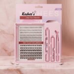 Kashee’s Permanent Eyelash Extension Set – Professional Long Lasting Volume Lash Kit for Dramatic Eye Makeup