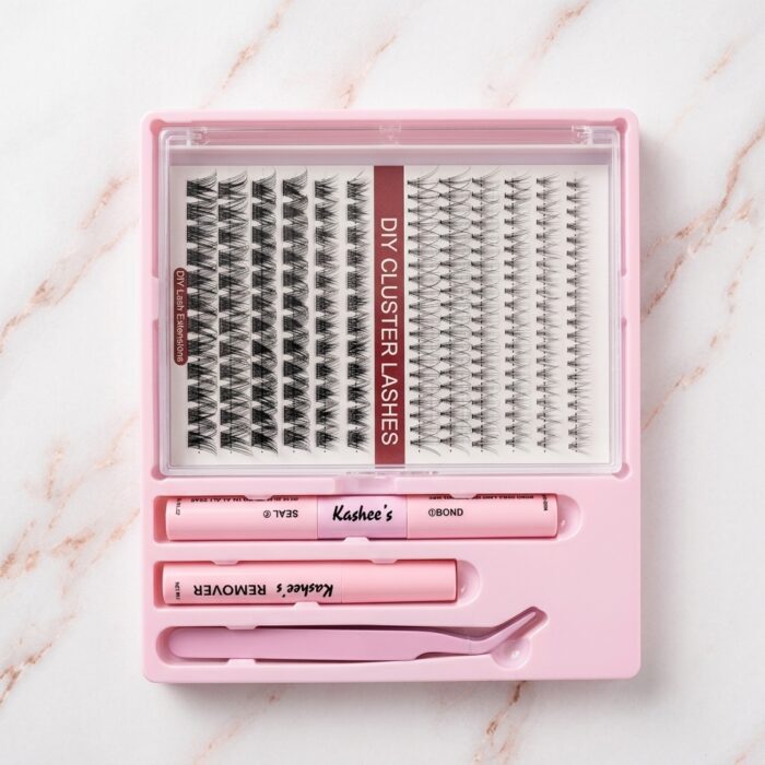 Kashee’s Permanent Eyelash Extension Set – Professional Long Lasting Volume Lash Kit for Dramatic Eye Makeup - Image 6