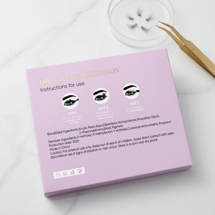 Kashee’s Permanent Eyelash Extension Set – Professional Long Lasting Volume Lash Kit for Dramatic Eye Makeup - Image 11