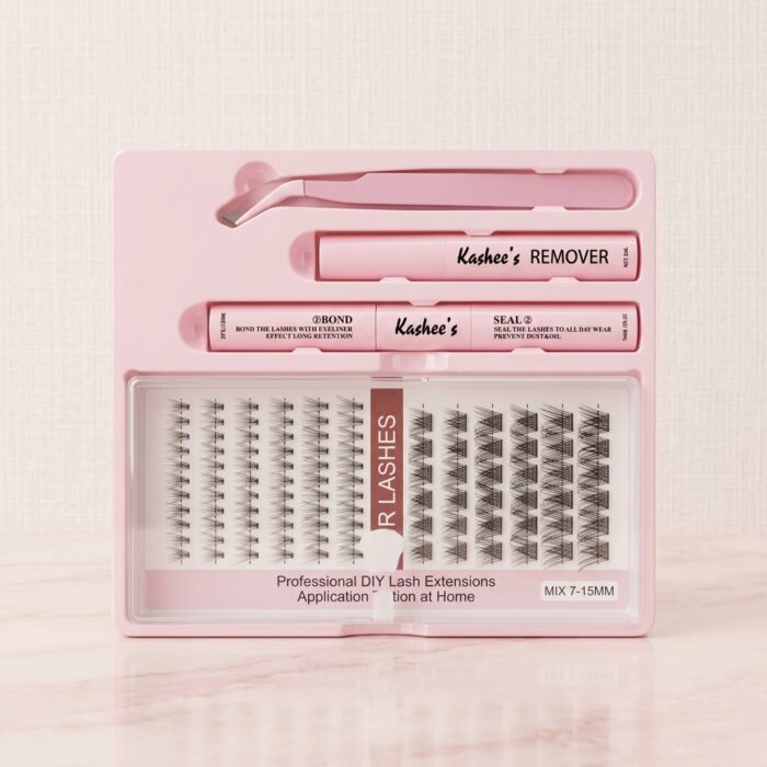 Kashee’s Permanent Eyelash Extension Set – Professional Long Lasting Volume Lash Kit for Dramatic Eye Makeup - Image 13
